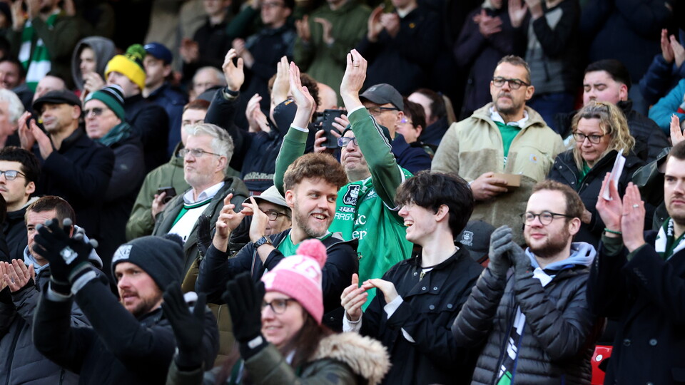 Argyle fans at Bramall Lane