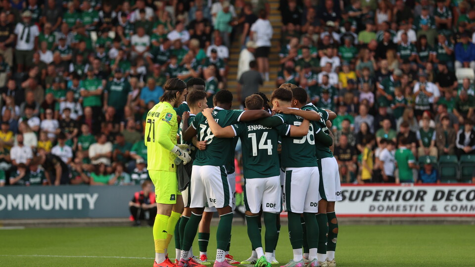 Argyle players huddling