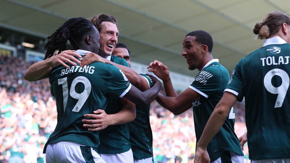 Argyle players celebrating