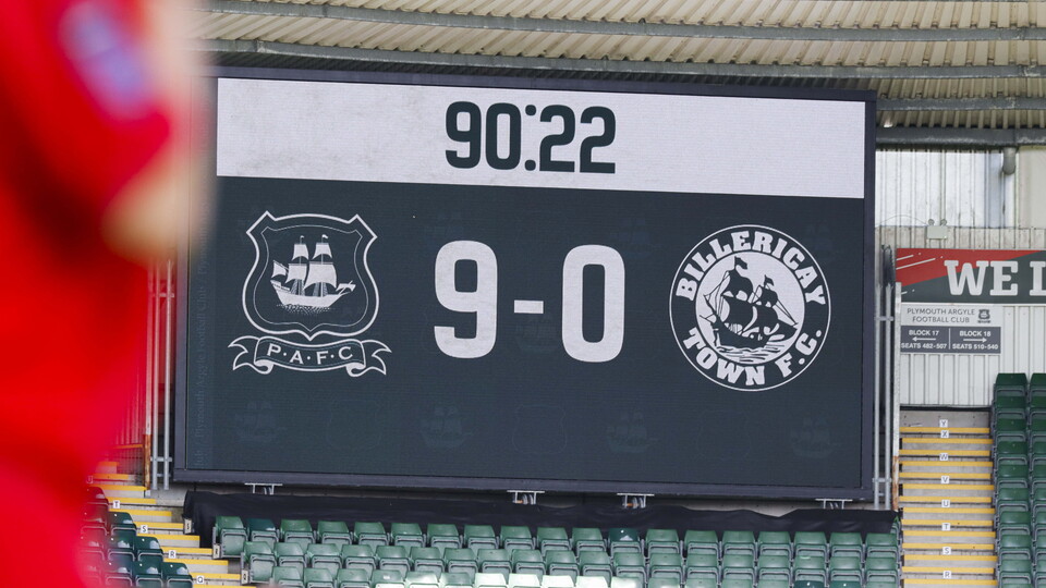 Argyle 9-0 Billericay Town