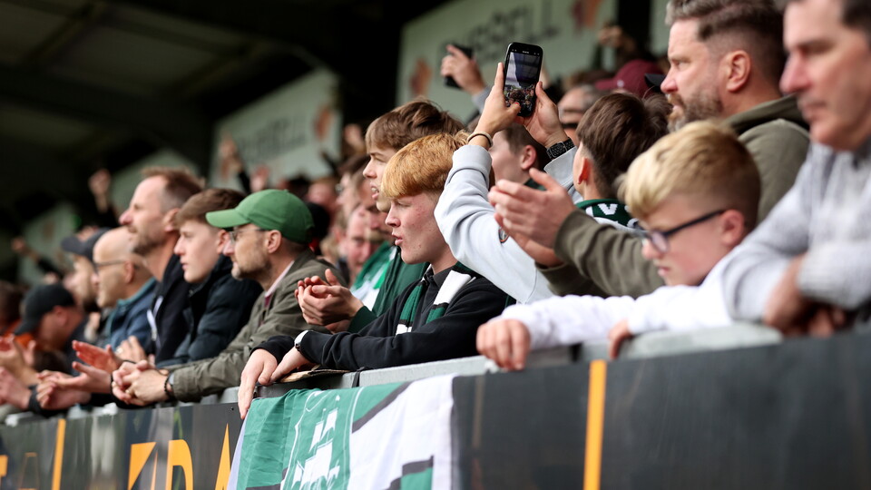 Argyle fans at Burton Albion