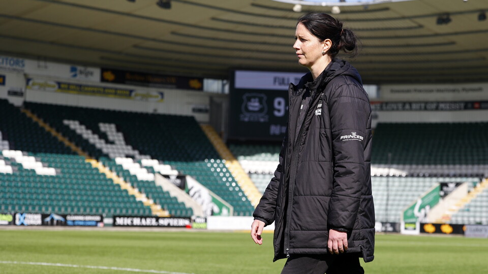 Marie Hourihan at Home Park