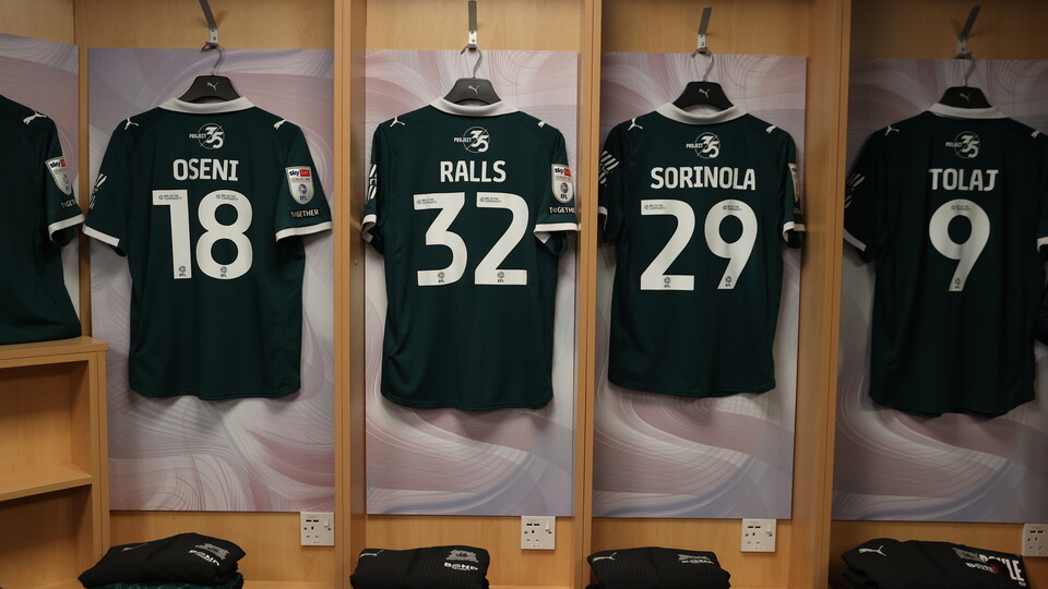 Argyle shirts in the home dressing room