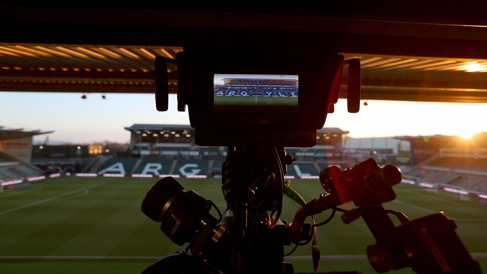 TV camera at Home Park