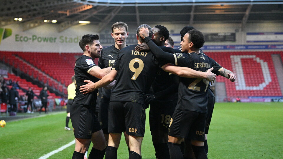 Argyle players celebrating