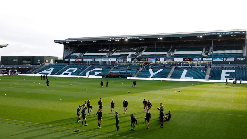 Argyle Women at Home Park.
