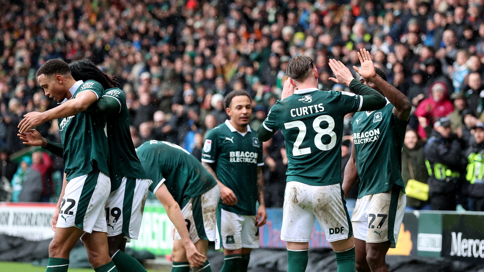 Argyle players celebrating