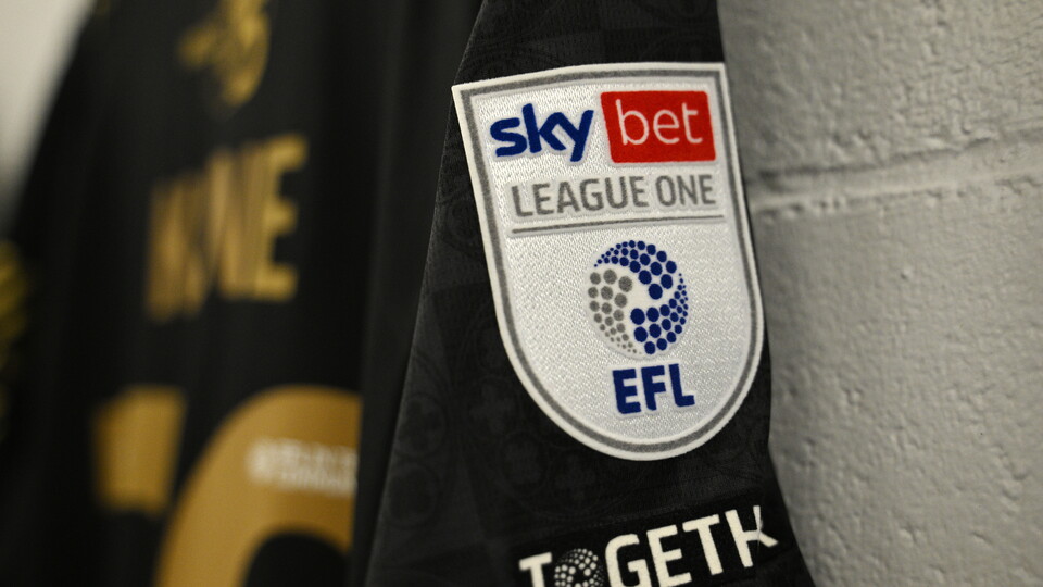 Argyle away shirt in changing rooms at Blackpool.