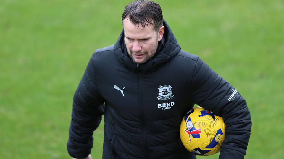 Tom Cleverley at training.