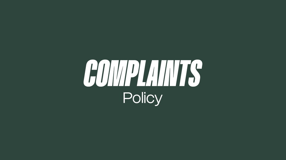 Complaints Policy