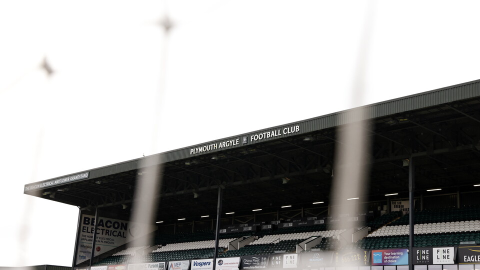 Home Park Stadium.