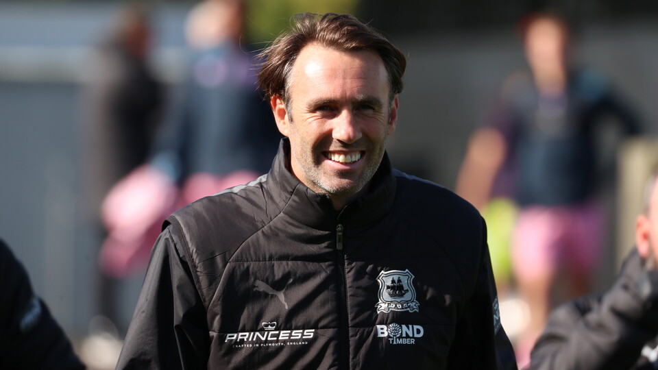 Under-18s Head Coach Jamie Lowry smiling.