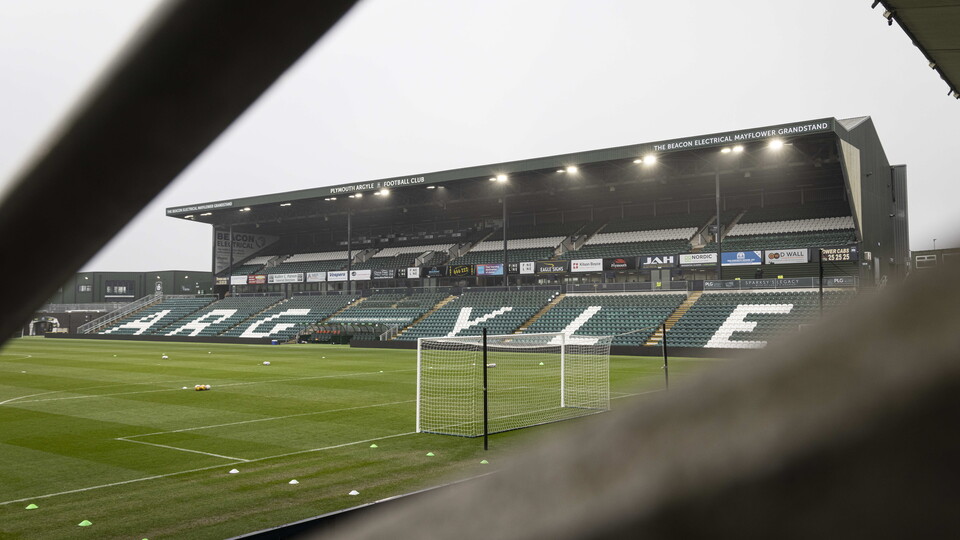 Home Park Stadium.