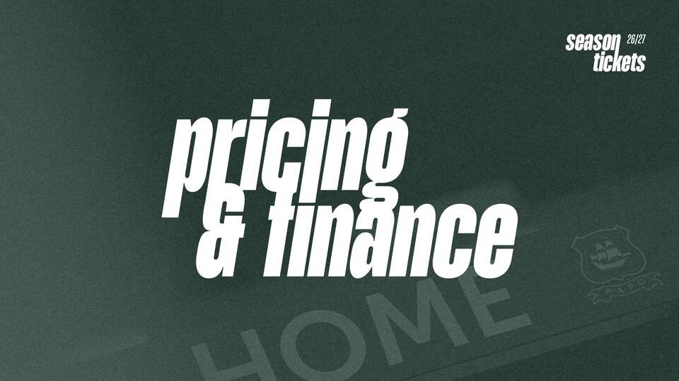 Pricing & Finance