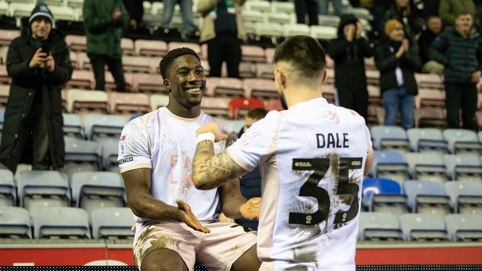 Bim Pepple and Owen Dale celebrate