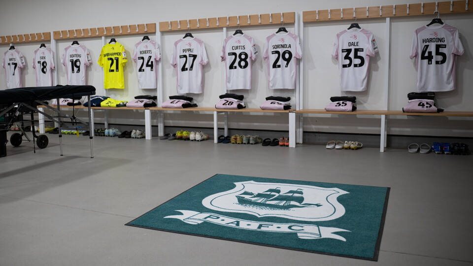 Argyle shirts in the away dressing room