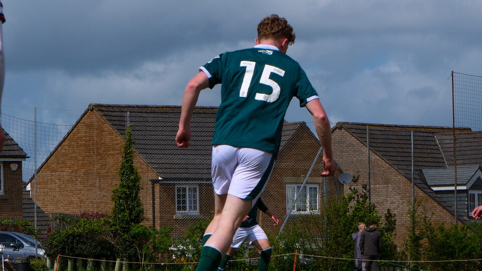 Frankie Maund playing for Argyle.