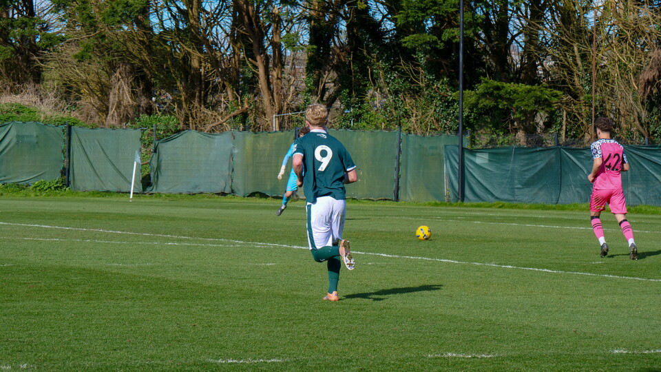 Under-18s playing at Harper's Park.