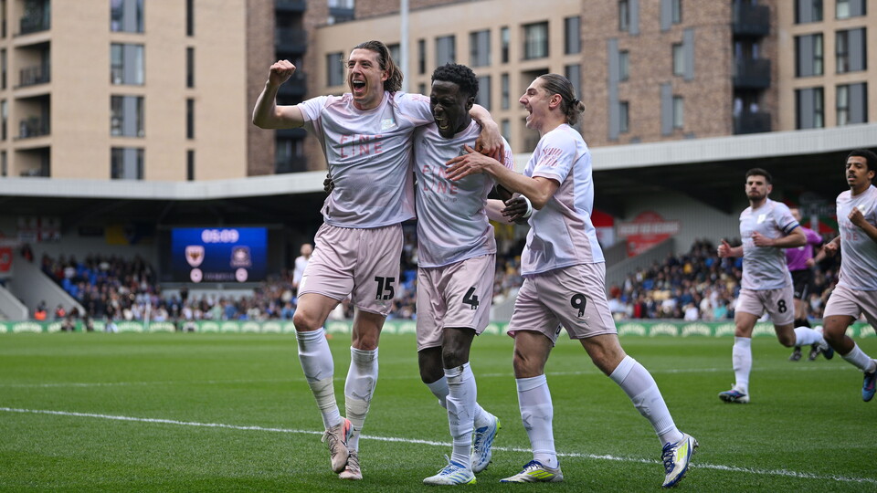 Argyle players celebrate together