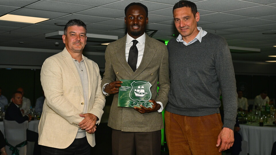 Malachi Boateng with an Award