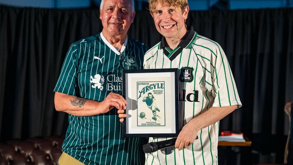 Josh Widdicombe becomes new ambassador of the Argyle Archive