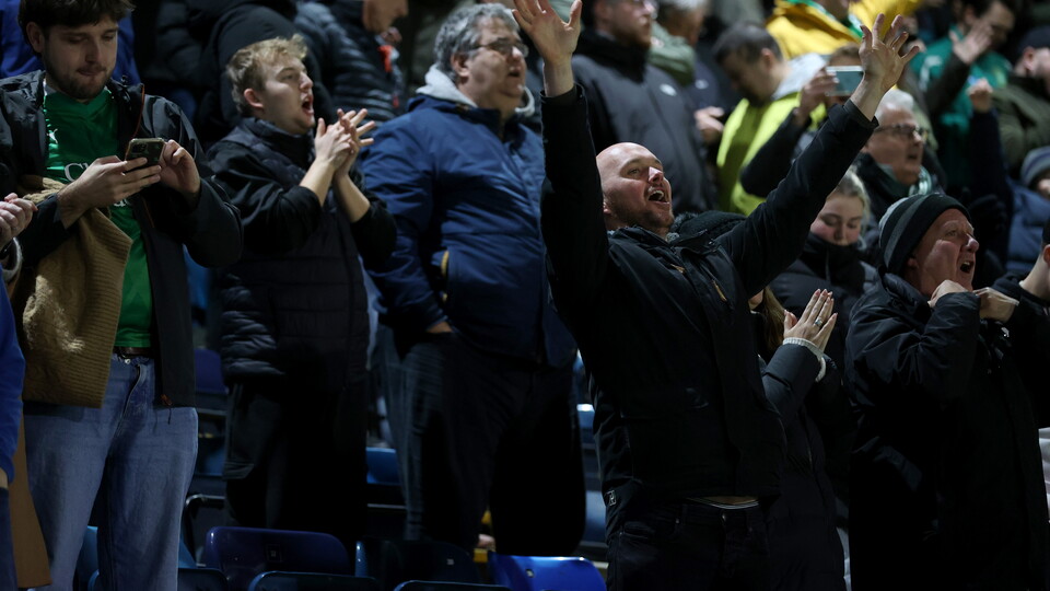 Argyle fans at Wycombe