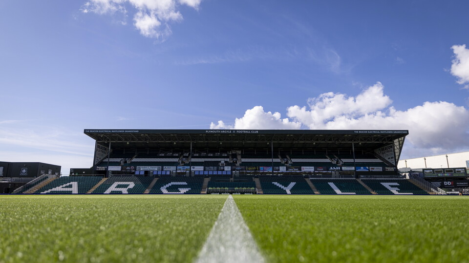 Home Park ahead of Argyle v Bristol City