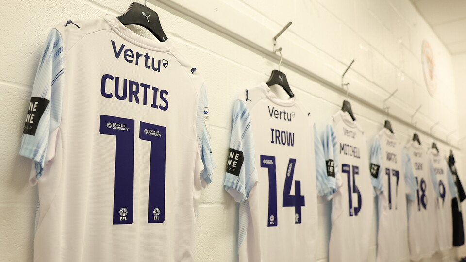 Argyle shirts in dressing room