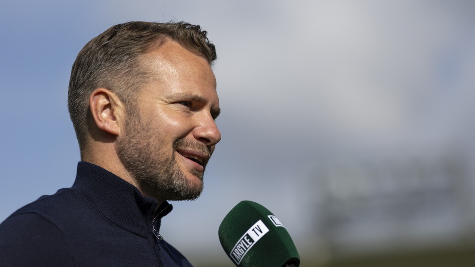 Tom Cleverley being interviewed