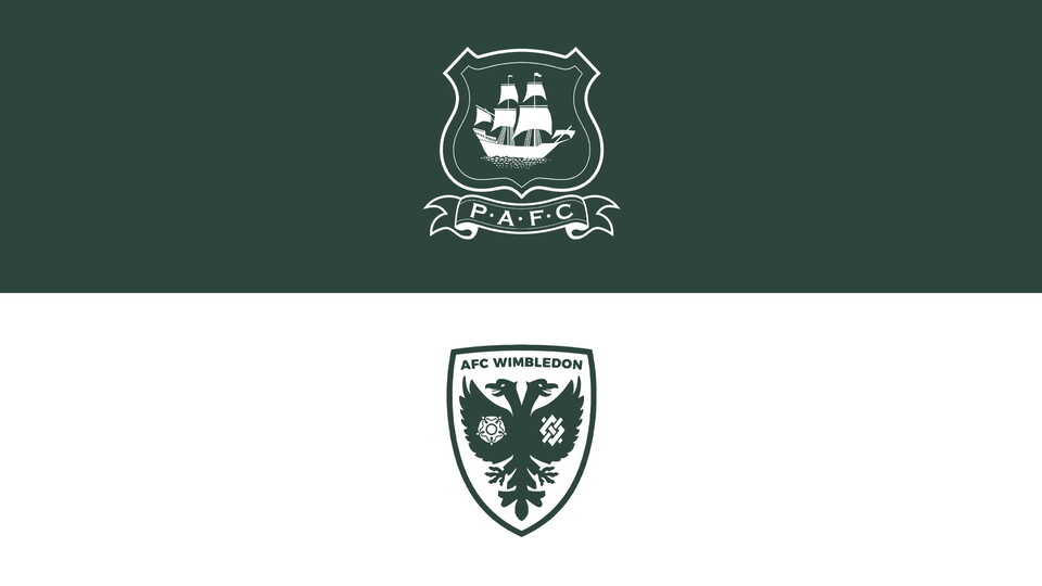 Argyle vs AFC Wimbledon slate