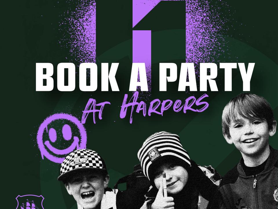 Book a Party at Harpers