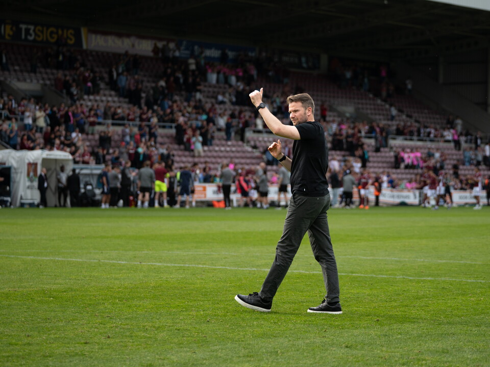 Tom Cleverley at Northampton Town.