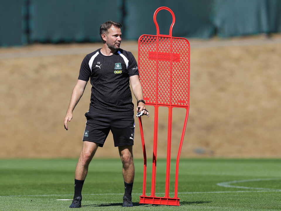Tom Cleverley in training
