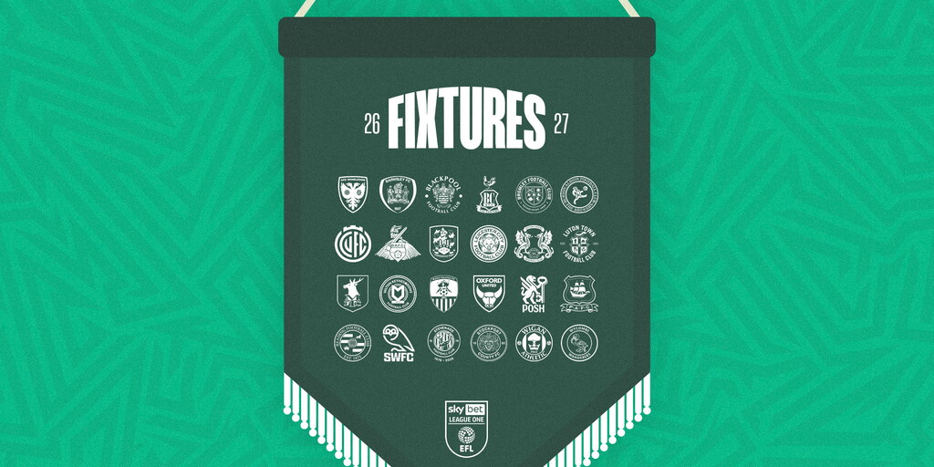 2026/27 Sky Bet League One fixtures released